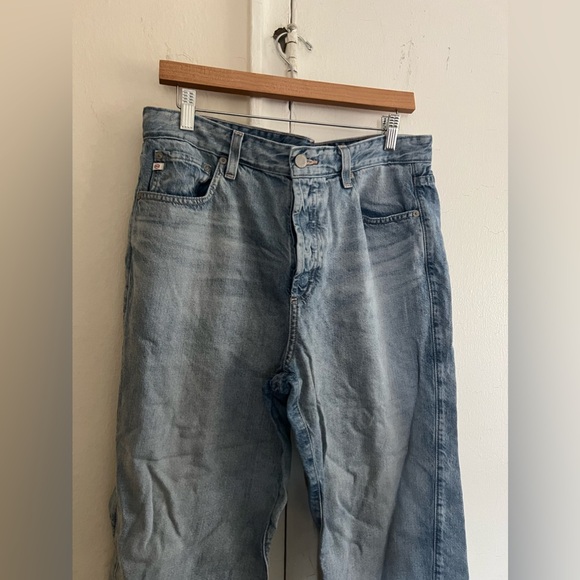 AG Alexxis High Rise Twisted Ankle Straight Jeans in Sphinx - Picture 4 of 8